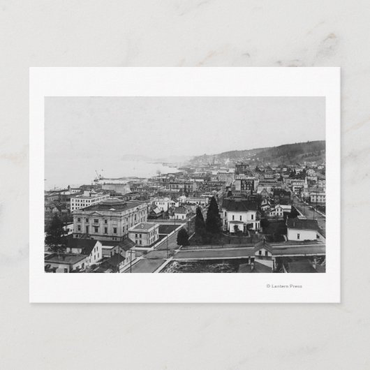 アストリアの鳥瞰図、または写真 ポストカード (正面)