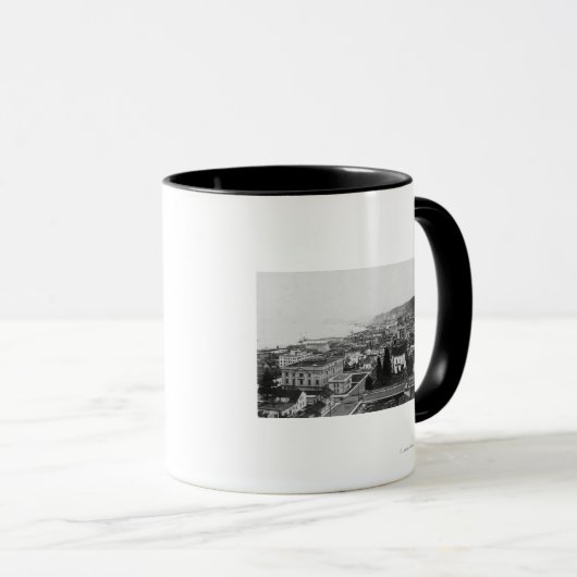 アストリアの鳥瞰図、または写真 マグカップ (正面右)