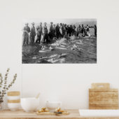 アストリアまたは写真でサーモンを縫う ポスター (キッチン)