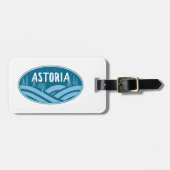 アストリアオレゴンアウトドア ラゲッジタグ (正面横)