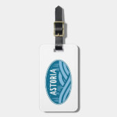 アストリアオレゴンアウトドア ラゲッジタグ (正面縦)