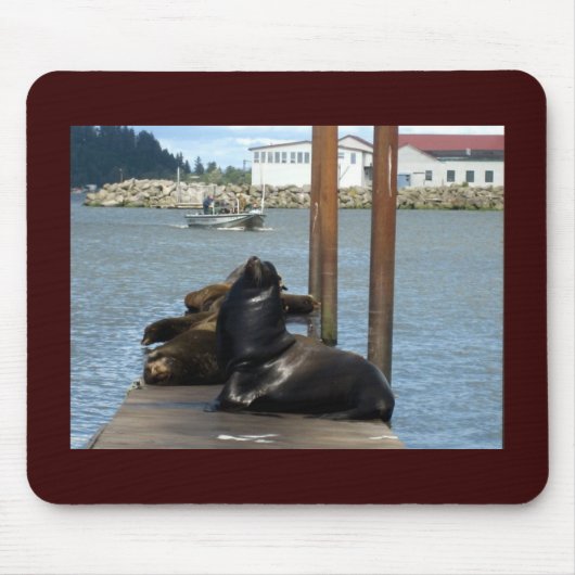 アストリアオレゴン海ライオンズ マウスパッド (正面)