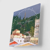 アストリアオレゴン スクエア壁時計 (傾斜)