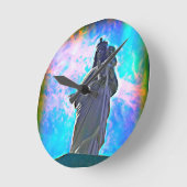 アストリア墓地 ラウンド壁時計 (傾斜)