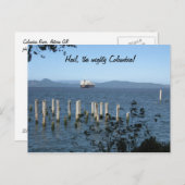 アストリア威厳のあるORからのコロンビア川、ポストカード ポストカード (正面/裏面)