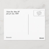 アストリア威厳のあるORからのコロンビア川、ポストカード ポストカード (裏面)