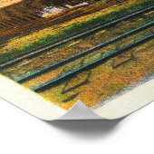 アストリア港の外装波止場建物 ポスター (角)