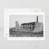 アストリア、オレゴン州アストリア・ナトルの火災ビュー。銀行 ポストカード (正面/裏面)