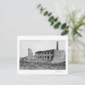 アストリア、オレゴン州アストリア・ナトルの火災ビュー。銀行 ポストカード (スタンド正面)