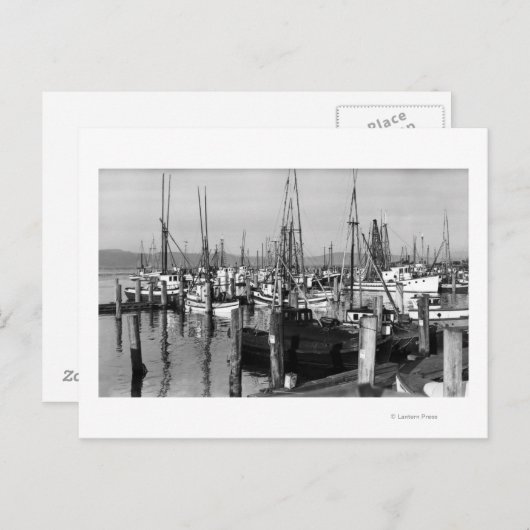 アストリア，オレゴン州ウォーターフロントビュー魚釣り艦隊 ポストカード (正面/裏面)