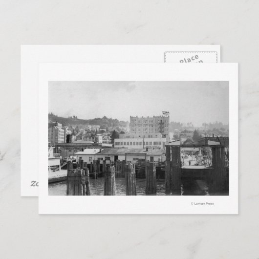 アストリア、オレゴン州フェリー付きシスリップまたは滑ることーン ポストカード (正面/裏面)