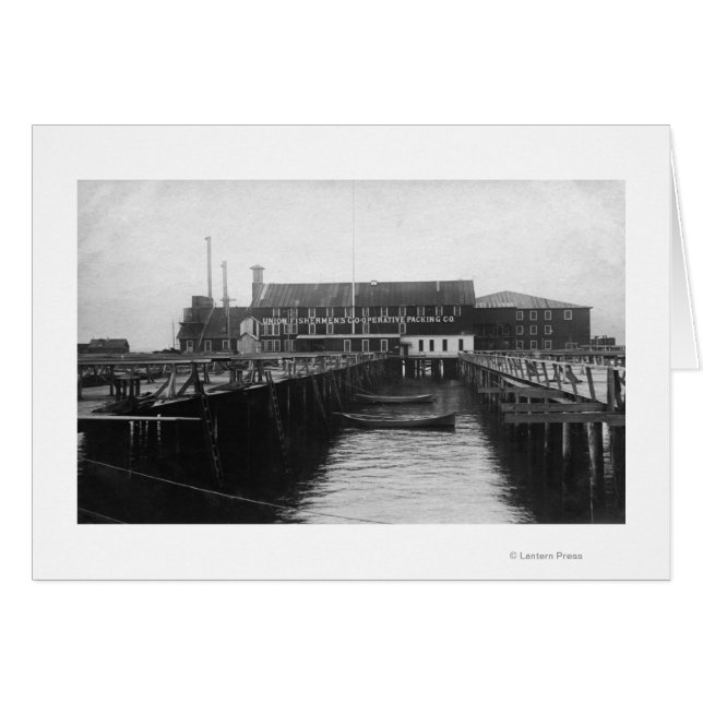 アストリア、オレゴン州漁師の荷造り風景 (正面横)