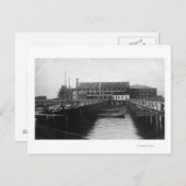 アストリア、オレゴン州漁師の荷造り風景 ポストカード (正面/裏面)