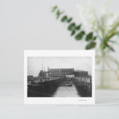 アストリア、オレゴン州漁師の荷造り風景 ポストカード (スタンド正面)