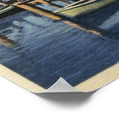 アストリア，オレゴン – 魚釣り艦隊インハーバー ポスター (角)