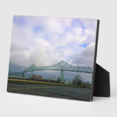 アストリア・メグラーブリッジ、アストリア、オレゴン フォトプラーク (側面)