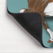 アストリッド・アイスランドの馬のゲート マウスパッド (コーナー)