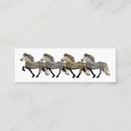 アストリッド・アイスランドの馬 スキニー名刺