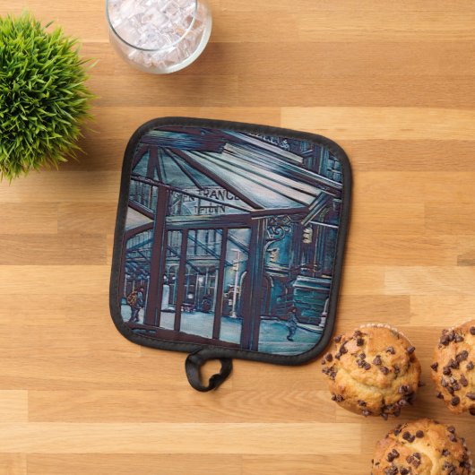 アストルプレイスアボリジーンズ,ニューヨーク 鍋敷き (トップダウン)