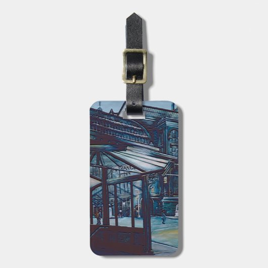 アストルプレイスアボリジーンズ， NYC ラゲッジタグ (正面縦)