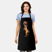 アストロアリスリ火星〔占星術の〕十二宮図 エプロン (着用した状態)