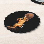 アストロアリスリ火星〔占星術の〕十二宮図 ペーパーコースター (アングル)