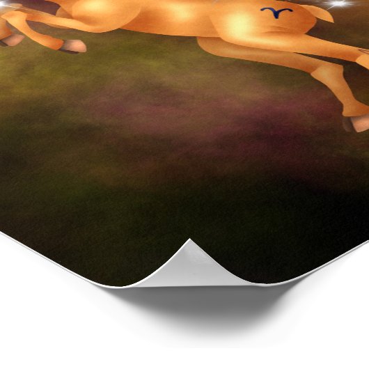 アストロアリスリ火星〔占星術の〕十二宮図 ポスター (角)