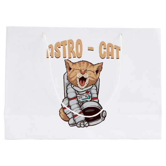 アストロキャット ラージペーパーバッグ (裏面)