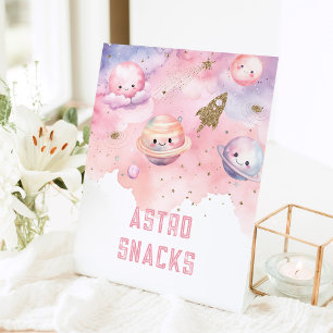アストロスナック宇宙惑星誕生会 台座サイン