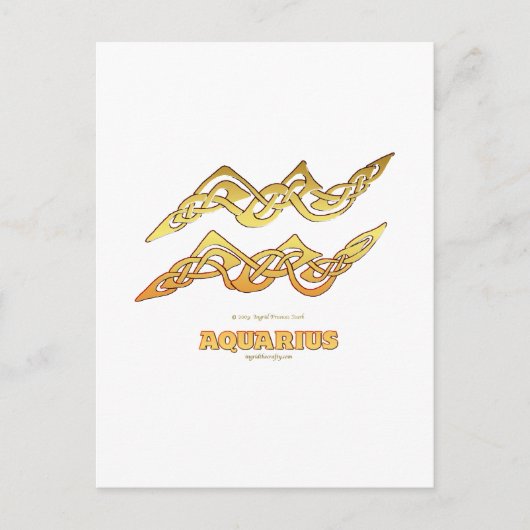 アストロセルシリーズAquarius ポストカード (正面)