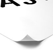 アストロナットおもしろい宇宙飛行士プン ポスター (角)