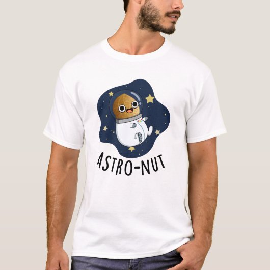アストロナットおもしろい宇宙飛行士プン Tシャツ (正面)