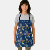 アストロパーソナライズされたーナウト宇宙マカラフルン エプロン (インサイチュ)