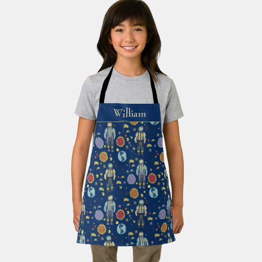 アストロパーソナライズされたーナウト宇宙マカラフルン エプロン (インサイチュ)