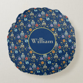 アストロパーソナライズされたーナウト宇宙マカラフルン ラウンドクッション