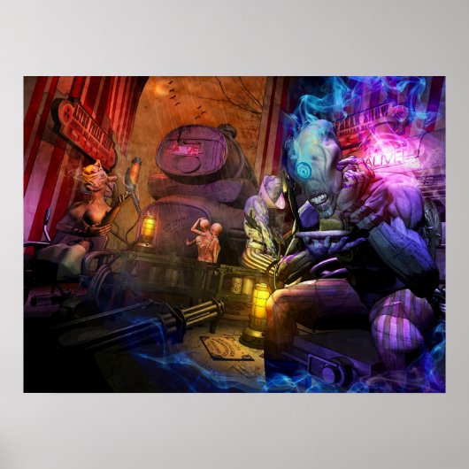 アストロフリークショーポスター ポスター (正面)