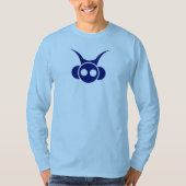 アストロヘッド – 青(背面プリント) Tシャツ (正面)