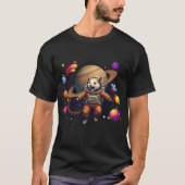アストロポッサム: かわいいフクロネズミの宇宙飛行士の冒険 Tシャツ (正面)