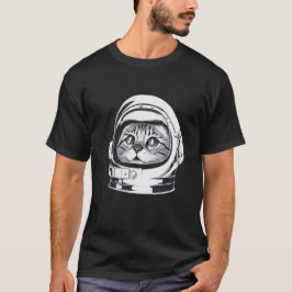 アストロユニセックスキャットTシャツ |宇宙エージキャットティー Tシャツ