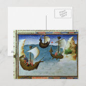 アストロラベを使用するナビゲーター ポストカード (正面/裏面)