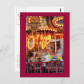 アストロランド回転木馬（コニーアイランドNY）はがき ポストカード (正面/裏面)