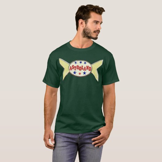 アストロランド Tシャツ - コニーアイランド、NY - レトロな楽しみ (正面フル)