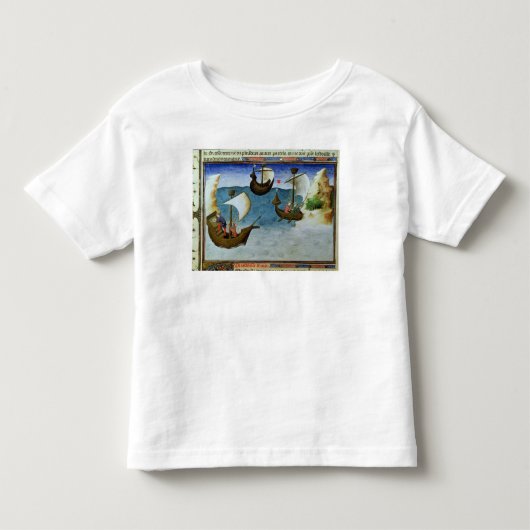アストロラーベを使用する操縦士 トドラーTシャツ (正面)