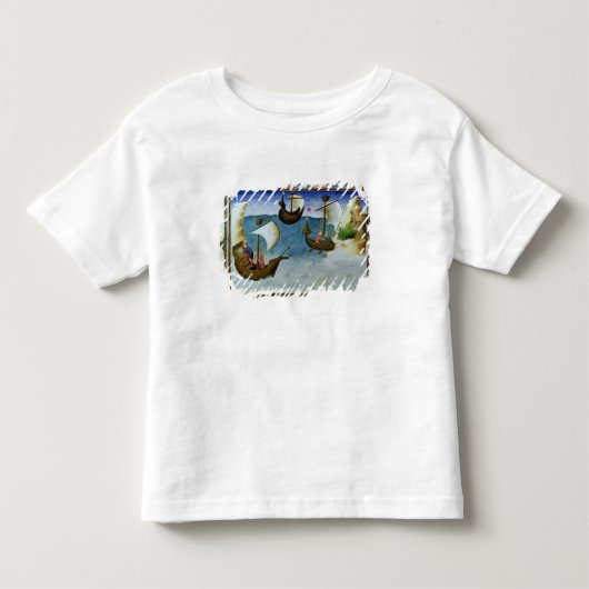 アストロラーベを使用する操縦士 トドラーTシャツ (正面)
