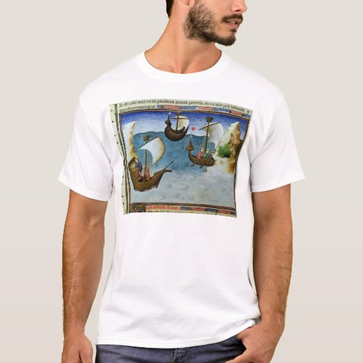 アストロラーベを使用する操縦士 Tシャツ (正面)