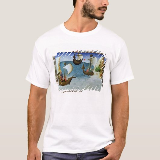 アストロラーベを使用する操縦士 Tシャツ (正面)