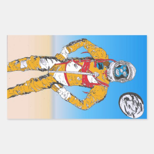 アストロルカ 長方形シール (正面)