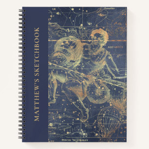 アストロロジアクエリアス占星術スケッチブック ノートブック