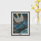 アストロロジー占星術レオ カード (黄色い花)