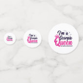 アストロロジー10月11月誕生日蠍座クイーン コンフェッティ (裏面)